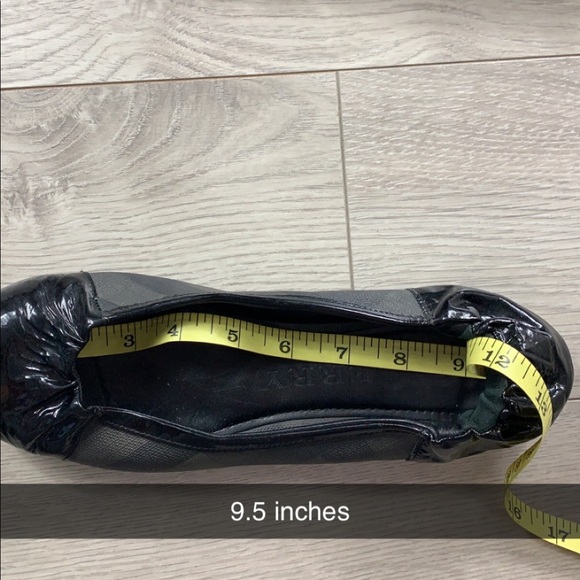 Burberry Nova Check Print and Patent Details Ballerinas Flats - Picture 9 of 9